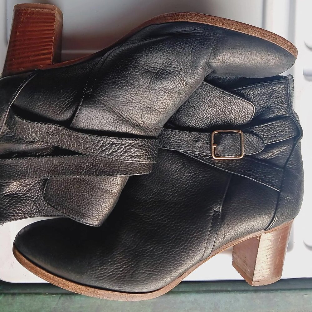 "J-Crew" heeled ankle boots